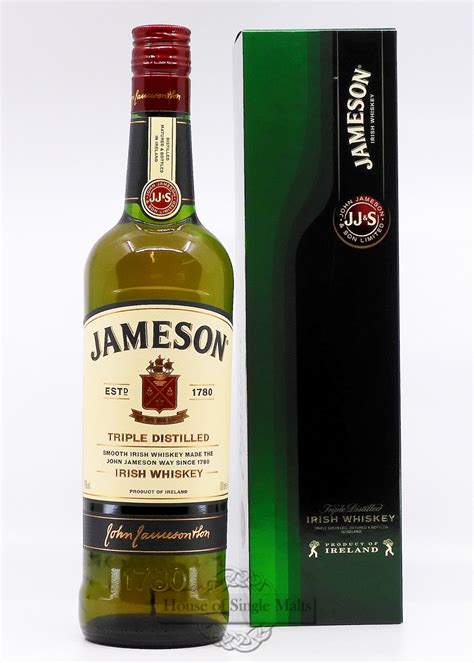 is jameson single malt or blended - 20 year old jameson whiskey.